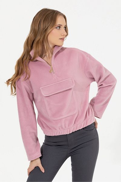 U.S. Polo Assn. Hanorac roz pentru femei