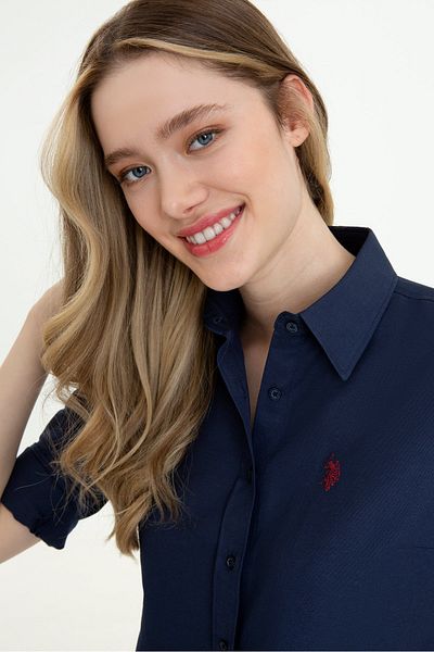 U.S. Polo Assn. Cămașă de damă bleumarin