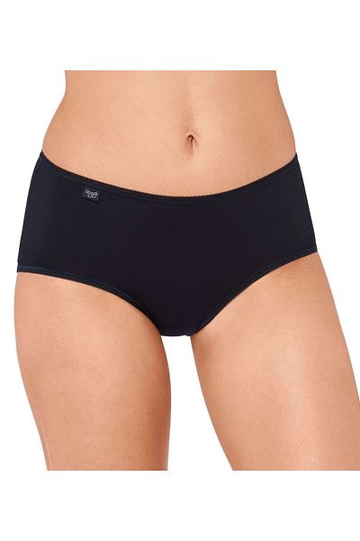 SLOGGI Damen Slip Midi, 6er Pack - 24/7 Mikrofaser, einfarbig