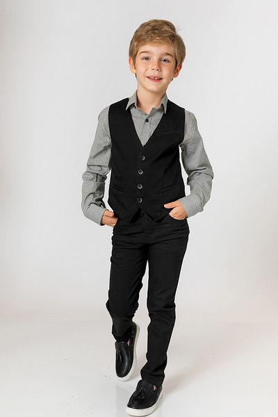 incity Boy's Black Vest