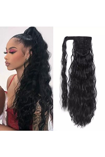 Peruk Avm Luxury Curly Ponytail Black