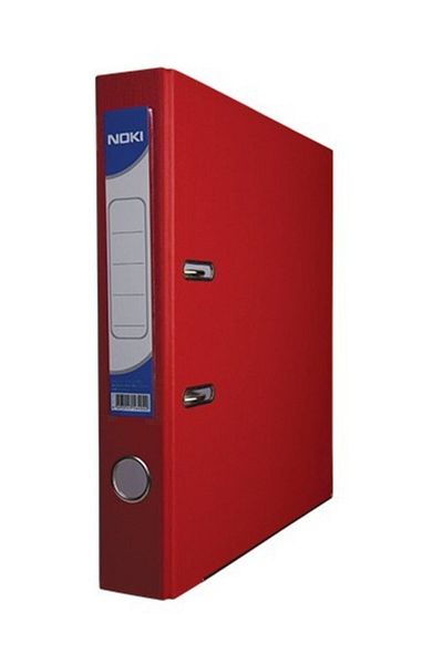 Noki Plastic Narrow Folder 25 Pack Color - Red