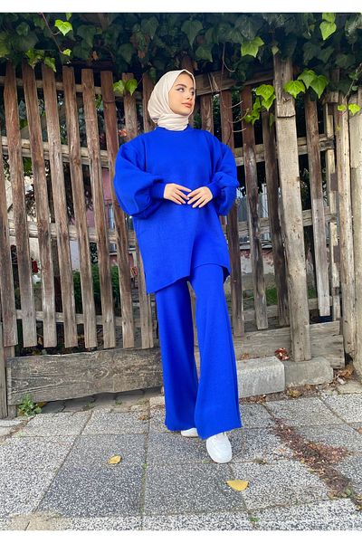 TUMA Basic Balloon Collar Knitwear Set