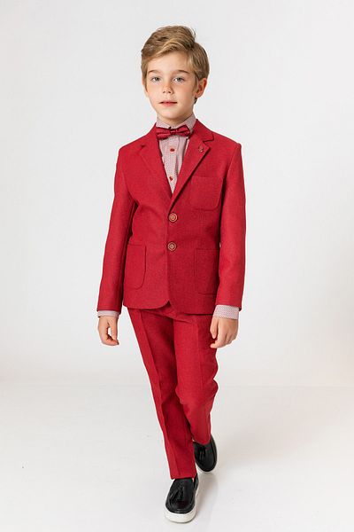 incity Boy's Burgundy Trousers