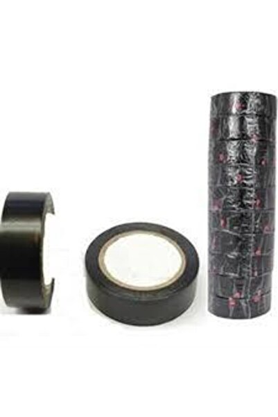 Genel Markalar Pvc Elektirik Izalasyon Bandı 5 Adet Siyah 0,13 Mm X 18 Mm X 3...