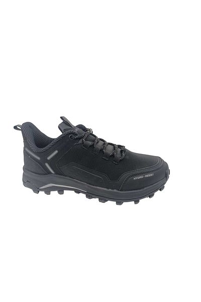Lescon Explorați pantofi de trekking impermeabili pentru bărbați negri