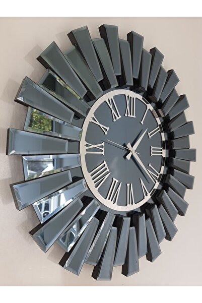 AYNA DENİZİ Güneş Twins Smoked Jet Model Gümüş Füme Renk 70 Cm Dekoratif Ayna...