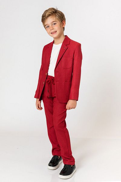 incity Boy's Burgundy Trousers