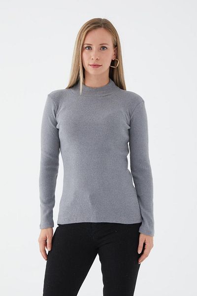 Aslında Look Ribbed Long Sleeve Lycra Flexible Bady