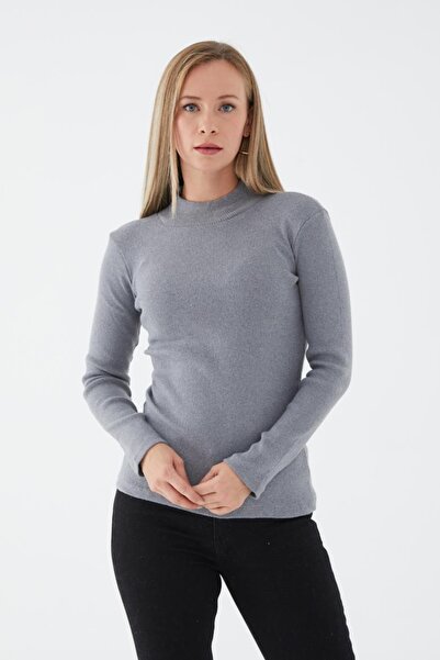 Aslında Look Ribbed Long Sleeve Lycra Flexible Bady