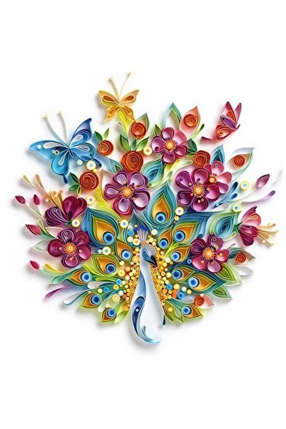 Redka Rengarenk Qulling Seti Ve Kağıt Kıvırma Aparatı (5mm)(ince)