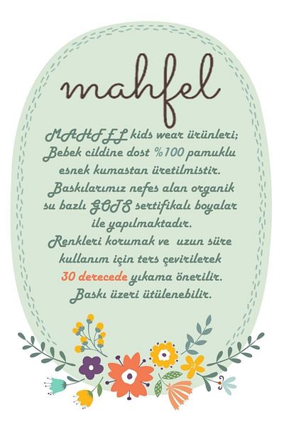 MAHFEL 2-Piece 100% Cotton Organic Printed Snap Fastener Baby Bodysuit