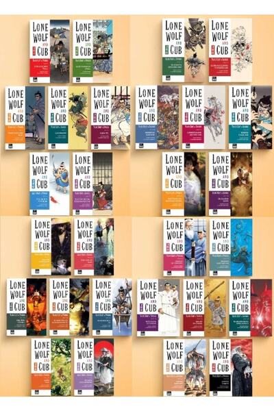 Marmara Çizgi Lone Wolf And Cub / Yalnız Kurt Ve Yavrusu 1-28 Cilt Set - Manga