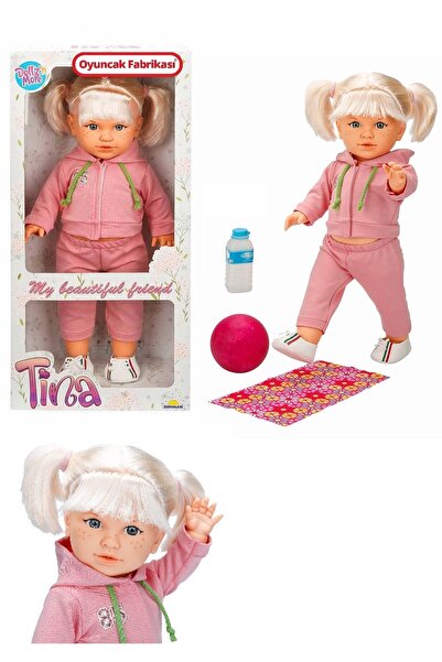 Oyuncak Fabrikası Tina Bebek Sporty Eşofmanlı Et Bebek 45 Cm