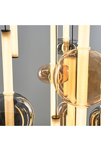 Özcan Aydınlatma 4116-10a Luxa 10'lu Mix Sarkıt Avize Karışık