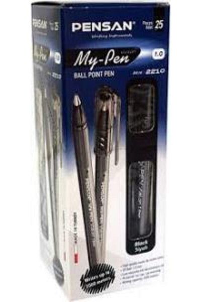 Hasbros Pensan Desk Ballpoint Pen 50 Pack Blue