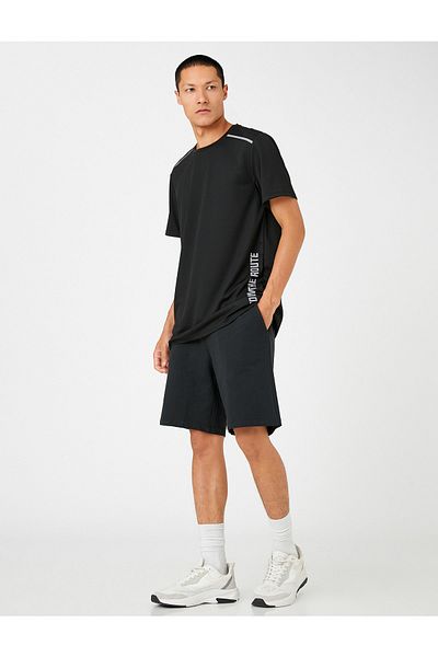 Koton Pantaloni scurti sport de bază cu talie din dantelă