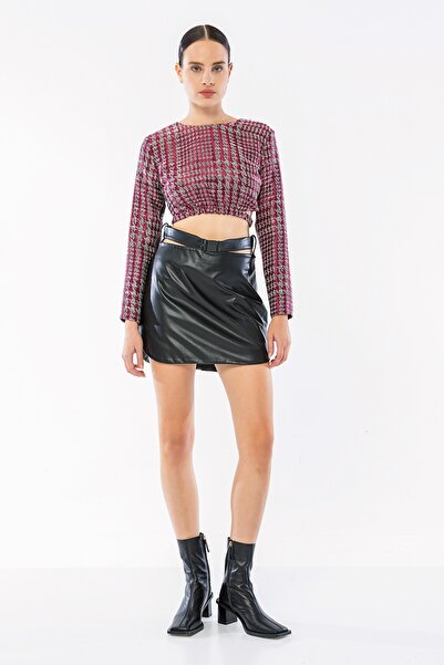 Berr-ın Kazayağı Beli Lastikli Crop