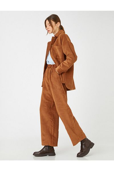 Koton Cordhose mit weitem Bein