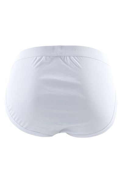 NOVILA Herren Sport-Slip - Natural Comfort, Feininterlock, Logo-Bund