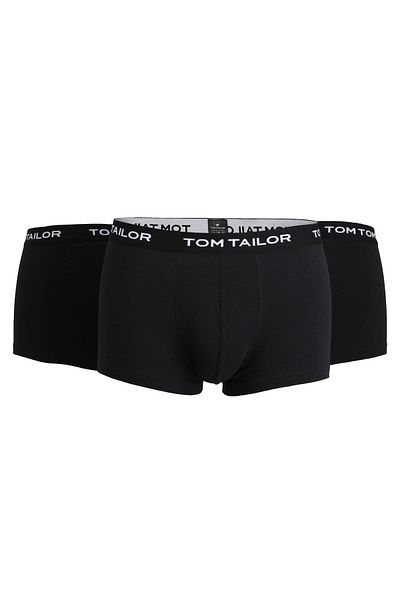 Tom Tailor 3er-Pack Herren-Boxershorts – Hüfthose, Buffer G4, Boxershorts, Uni