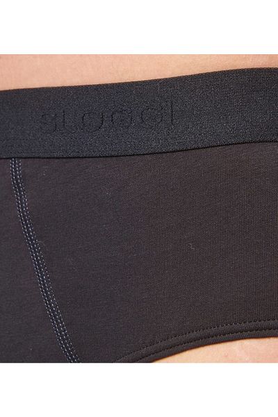 SLOGGI Herren Slips, 2er Pack - 24/7 Midi, Unterwäsche, Unterhose, Baumwolle, Logo, einfarbig