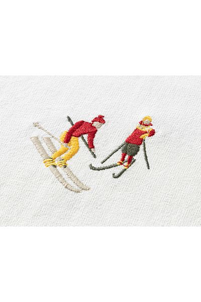 English Home Winter Enjoy Cotton Αμερικανική Υπηρεσία 30x45 εκ Κρέμα