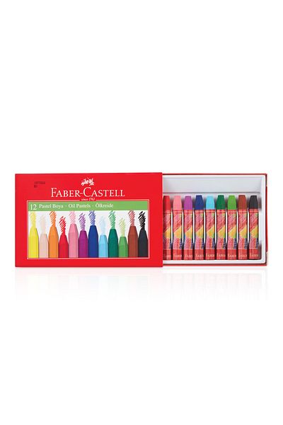 Faber Castell 12 Color Crayon Cardboard Box
