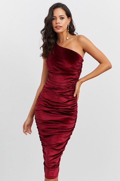 Cool & Sexy Kleid - Bordeaux - Bodycon