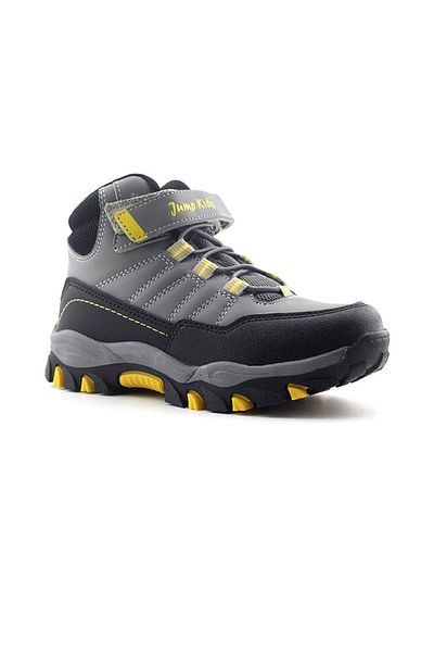 Jump 27788 Kids Sports Boots Gray Neon Green