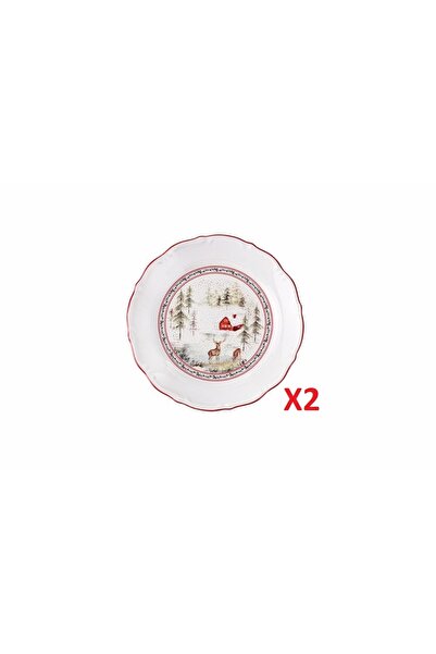 Porland طبق مسطح كاريبو 19 سم، طقم من 2 04ap022128