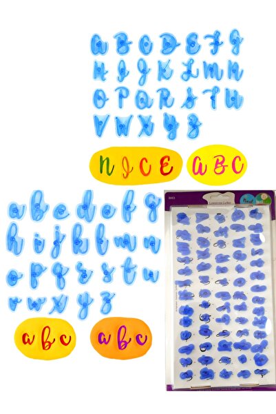 PASTRY PLANET مجموعة الحروف والأرقام البلاستيكية