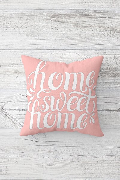 on the clouds Home Sweet Home 4 Pieces Throw Pillow Cover Set - Hidden Zipper, Written