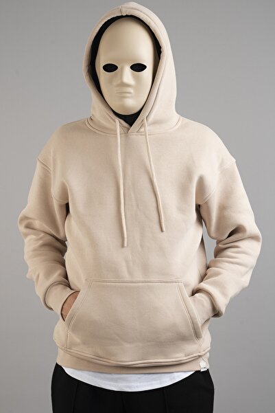 bombe Ανδρική κουκούλα Basic Φούτερ Μπεζ