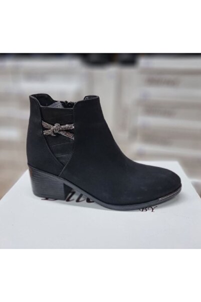 BİLENER Μπότες με χαμηλό τακούνι σμαραγδένιο γκρι δερμάτινο φερμουάρ Αντιολισ...