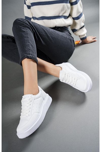 Riccon Tenis alb pentru femei - 0012148   Model