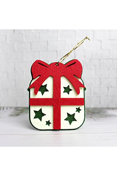 bonvos Felt Christmas Ornament Deer Christmas Tree Ornament 2 Pieces