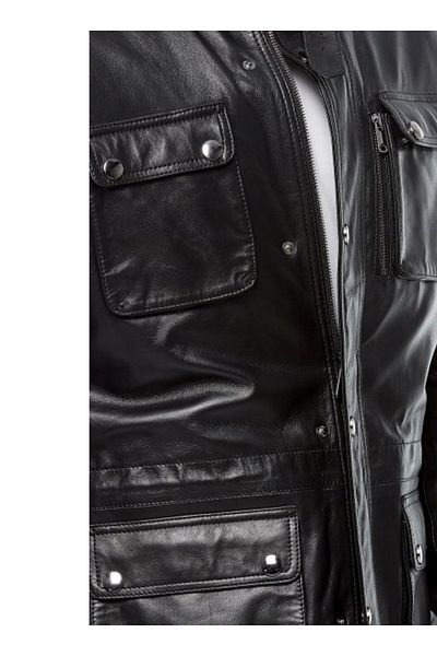 Hodore Woltran Sports Leather Coat