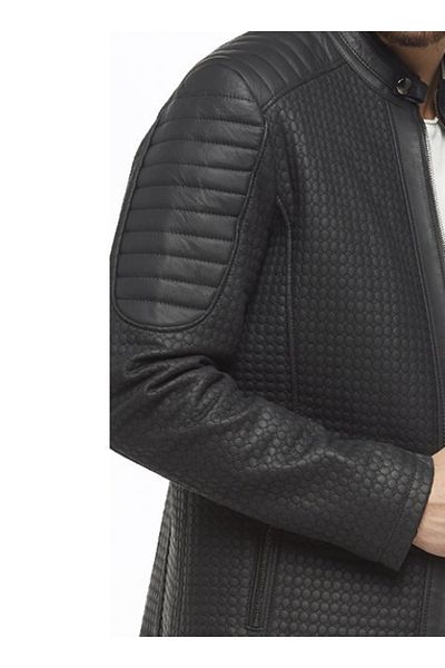 Hodore Sarende Men's Leather Coat