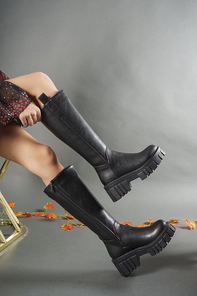 Riccon Dámská boots0012340 černá kůže