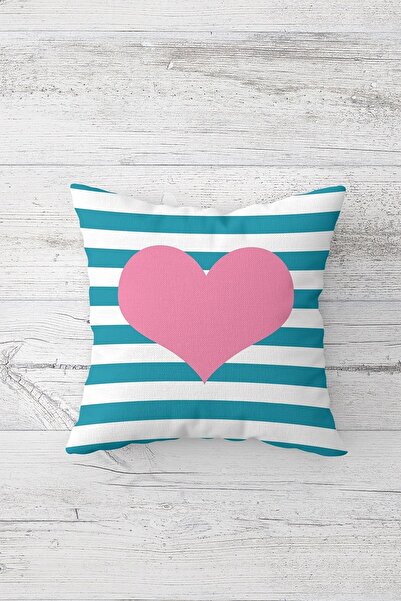 on the clouds Heart And Home Sweet Home Written Hidden Zippered Throw Pillow Cover Seat Pillow Cover Set (4pcs)