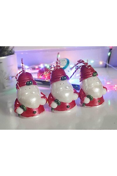 Candles Flame شمعة سانتا كلوز 3 قطع