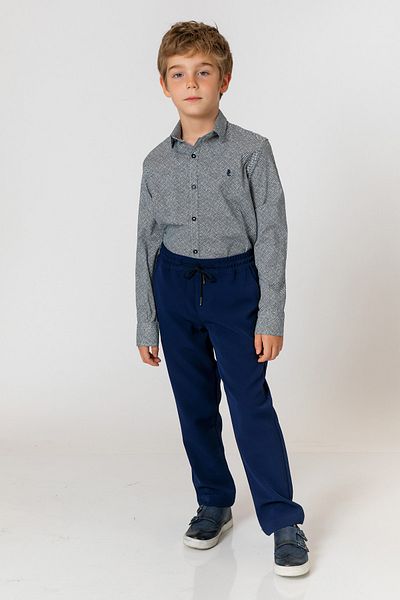 incity Boy's Navy Blue Trousers