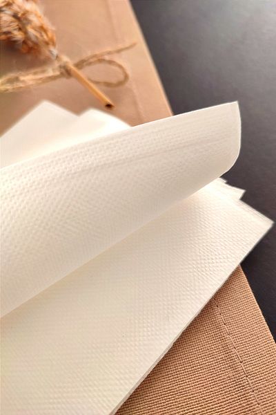 NapkinStore P Letter Design Linen Textured Napkin 16 Pack (Botanic)