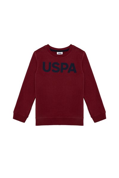 U.S. Polo Assn. Hanorac de bază Cherry Crew Deck pentru băiat