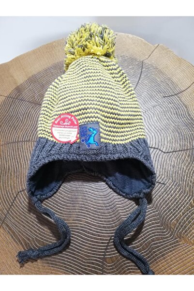 Kitti Baby Boy Fleece Lace-Up Beanie 22110-07-002 0-18 Months