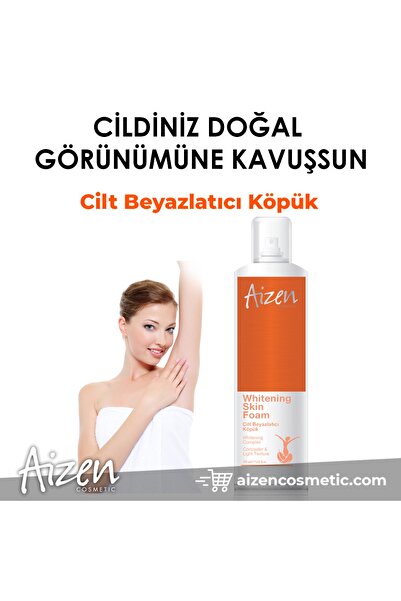 AIZEN COSMETIC Beyazlatıcı Krem Köpük - Renk Tonu - Kararmalar - Genitel Bölg...