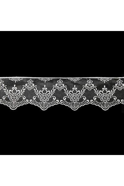Nazarone Organza Guipure 9121 9mt-κρεμώδης