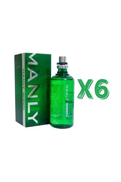 Manly Green Edc 125 Ml Erkek Parfüm 6 Adet