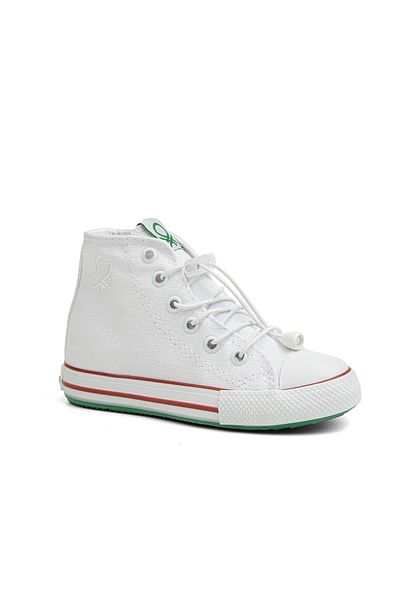 Benetton ® |   Bn-30770 - 3394 Alb - Pantofi sport pentru copii